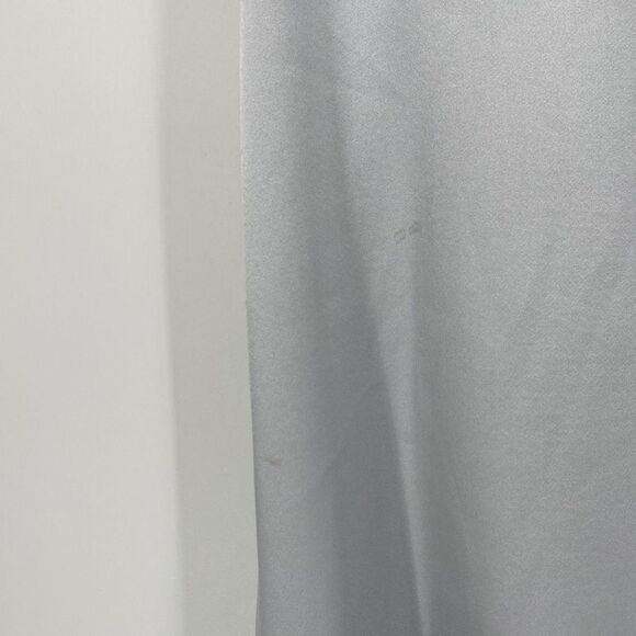 Eileen Fisher Silk Charmeuse Stretch Sleeveless Asymmetric Tunic Top Grey XS - Picture 13 of 14